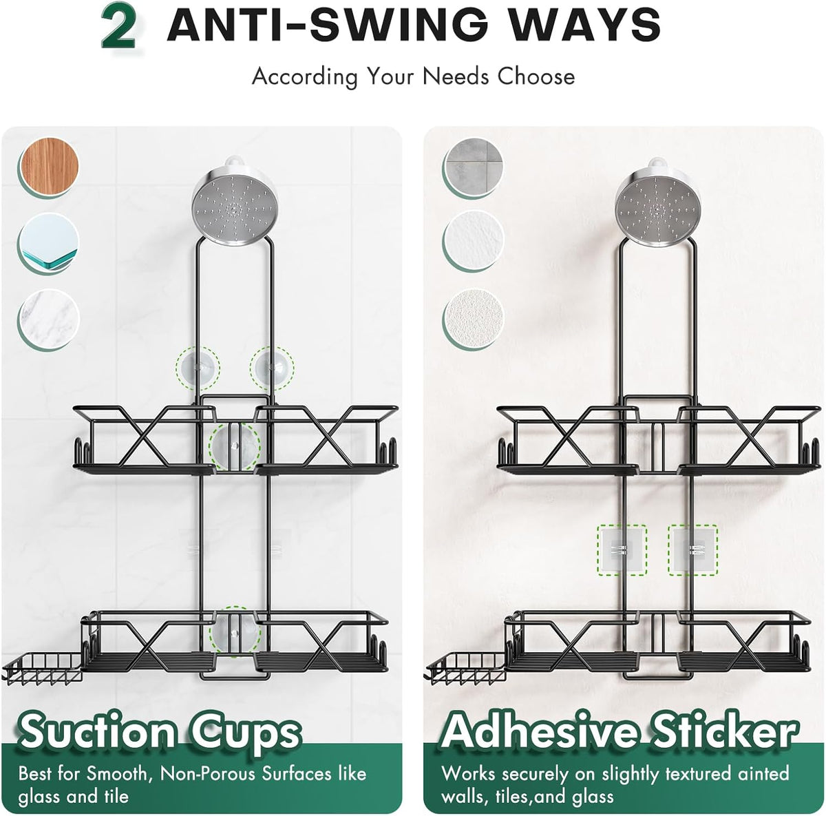 Elevate™ Adjustable Shower Caddy