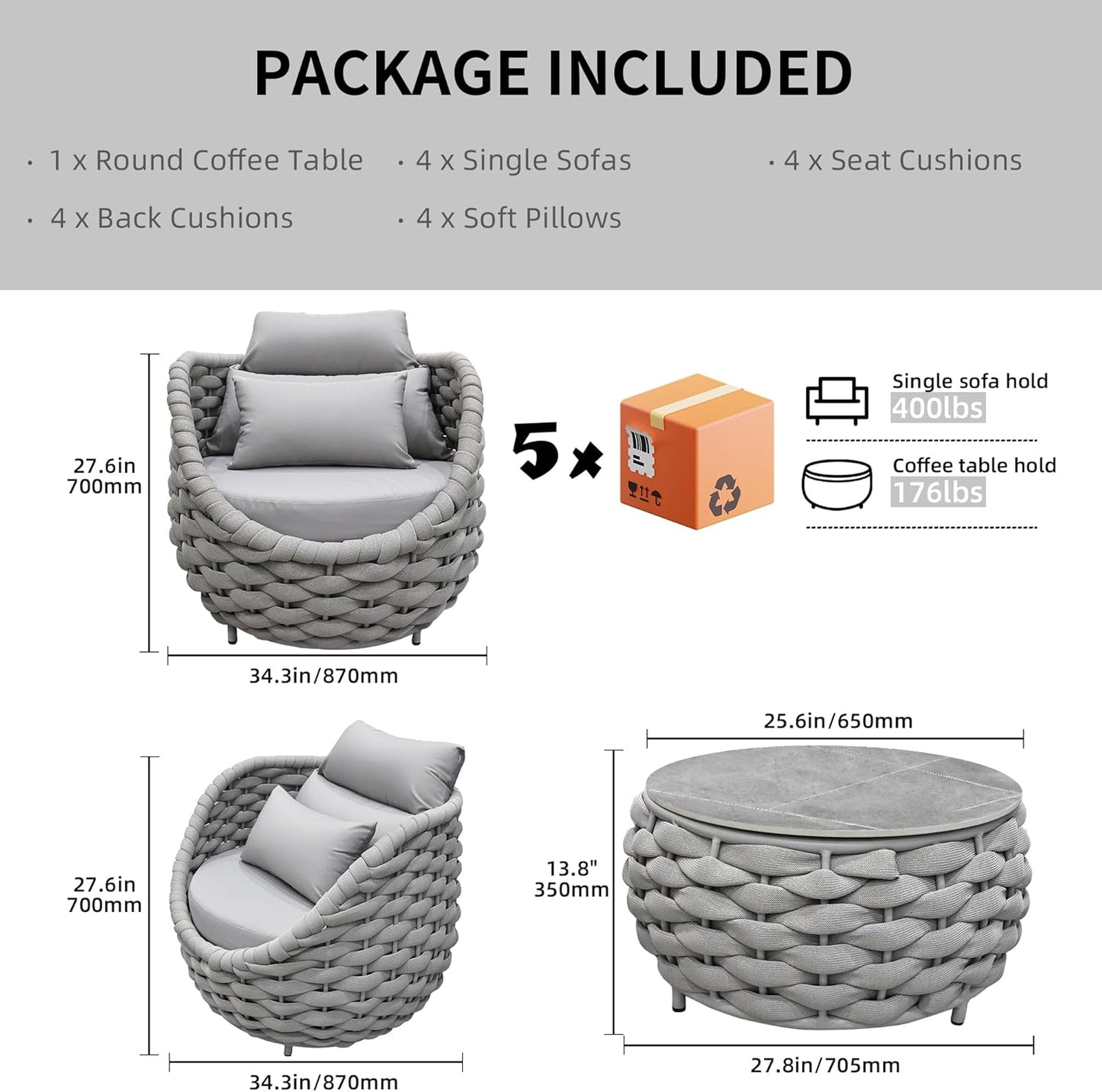 Stylish Outdoor Patio Furniture Set™